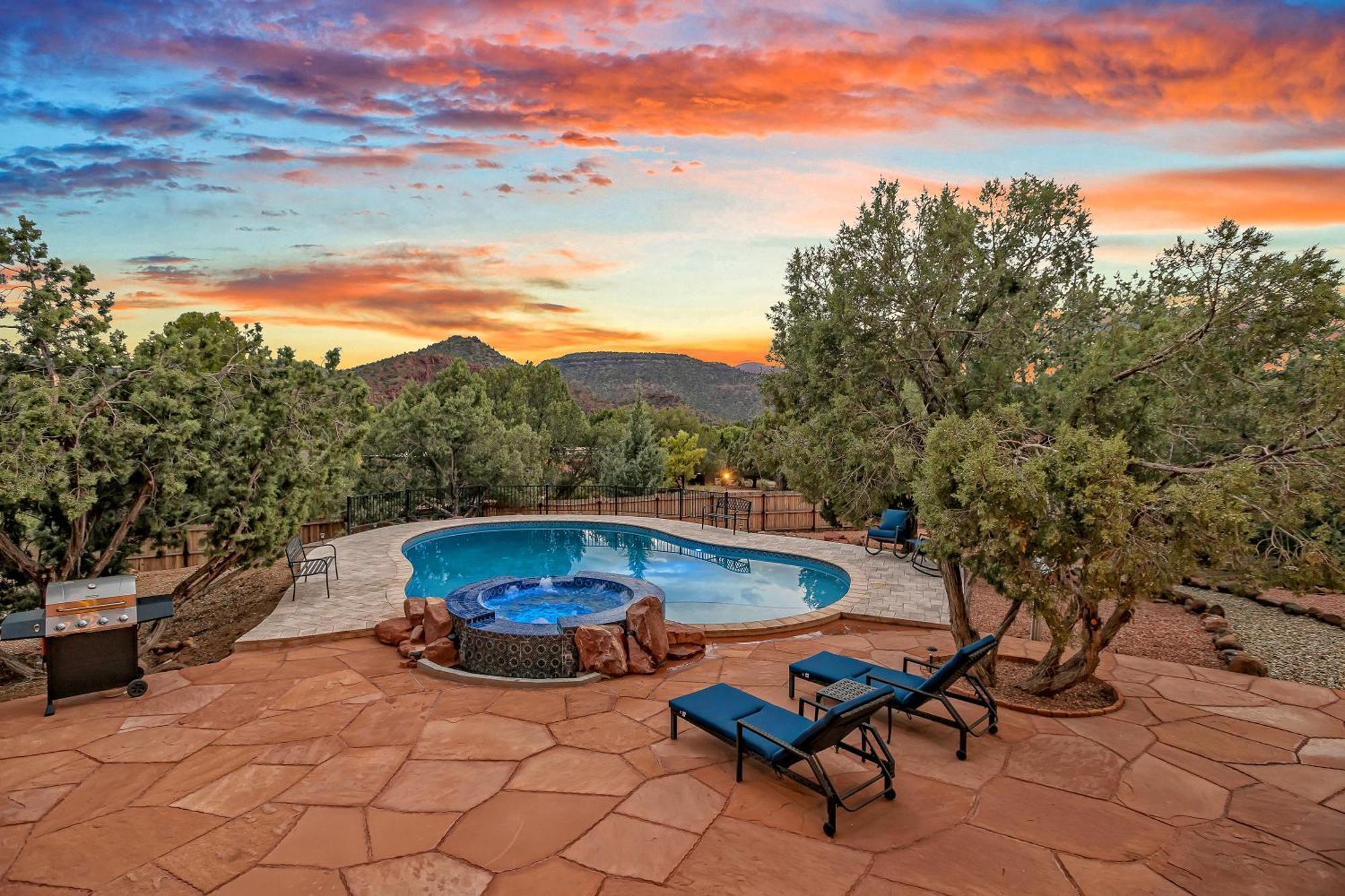 Sedona'S Paradise Found, Saltwater Pool And Hot Tub, Private Oasis! Bagian luar foto