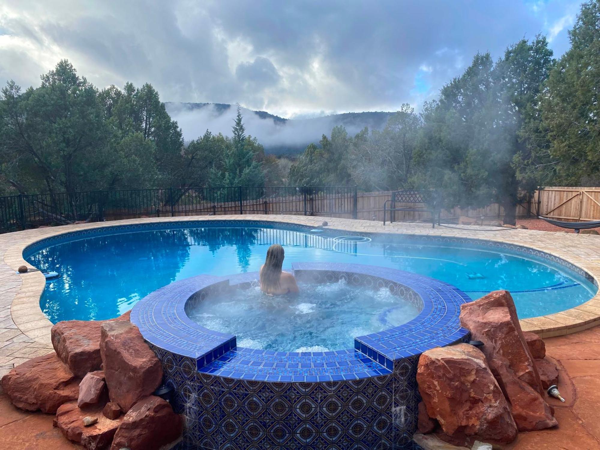 Sedona'S Paradise Found, Saltwater Pool And Hot Tub, Private Oasis! Bagian luar foto