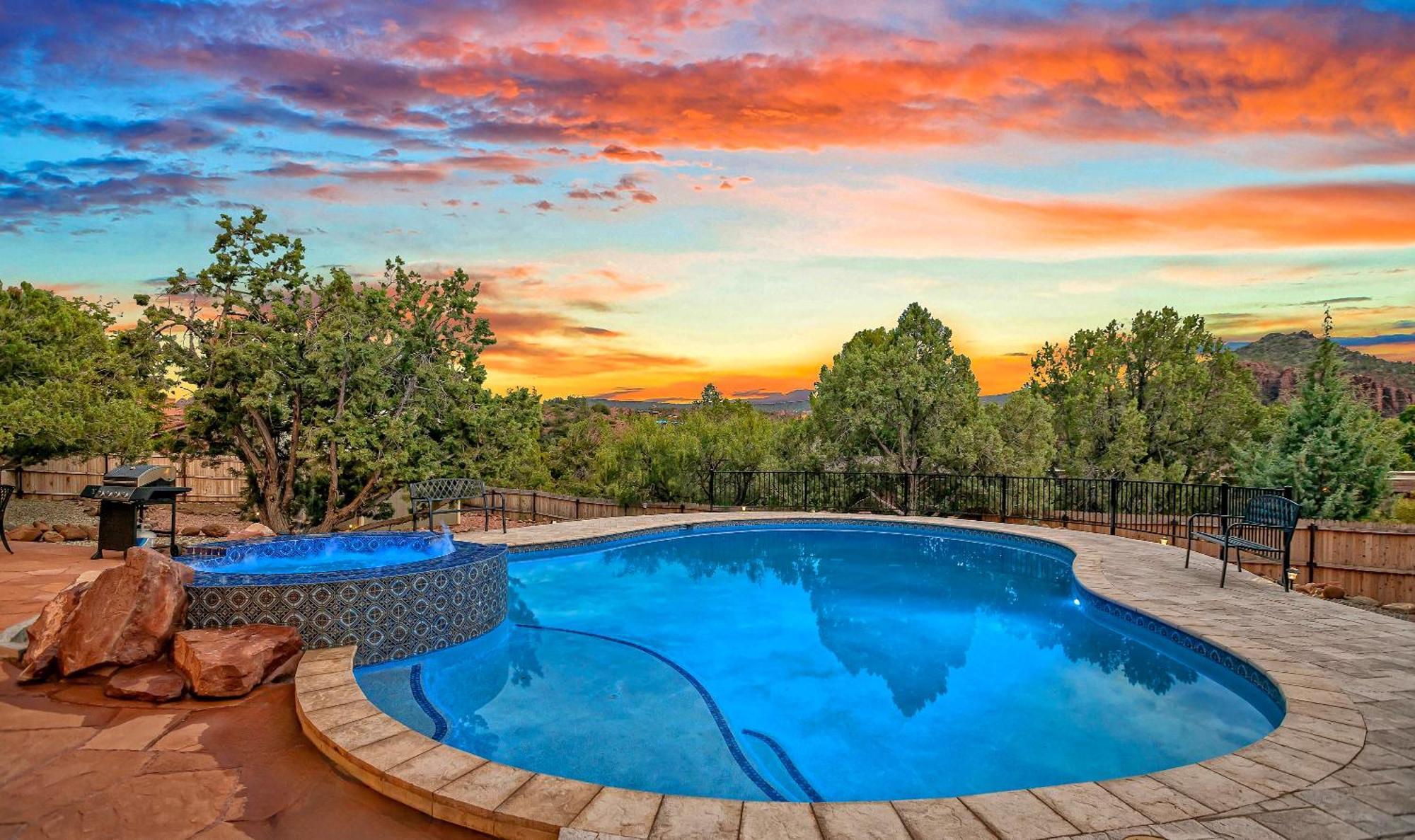 Sedona'S Paradise Found, Saltwater Pool And Hot Tub, Private Oasis! Bagian luar foto