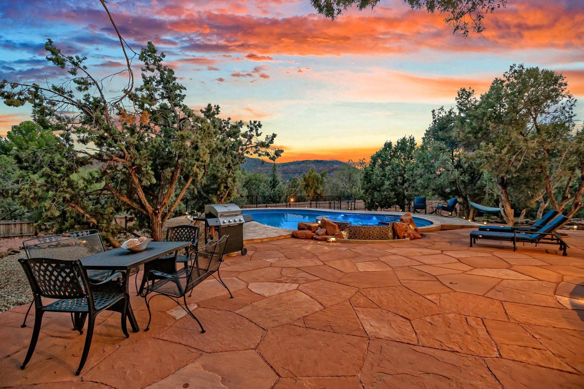 Sedona'S Paradise Found, Saltwater Pool And Hot Tub, Private Oasis! Bagian luar foto