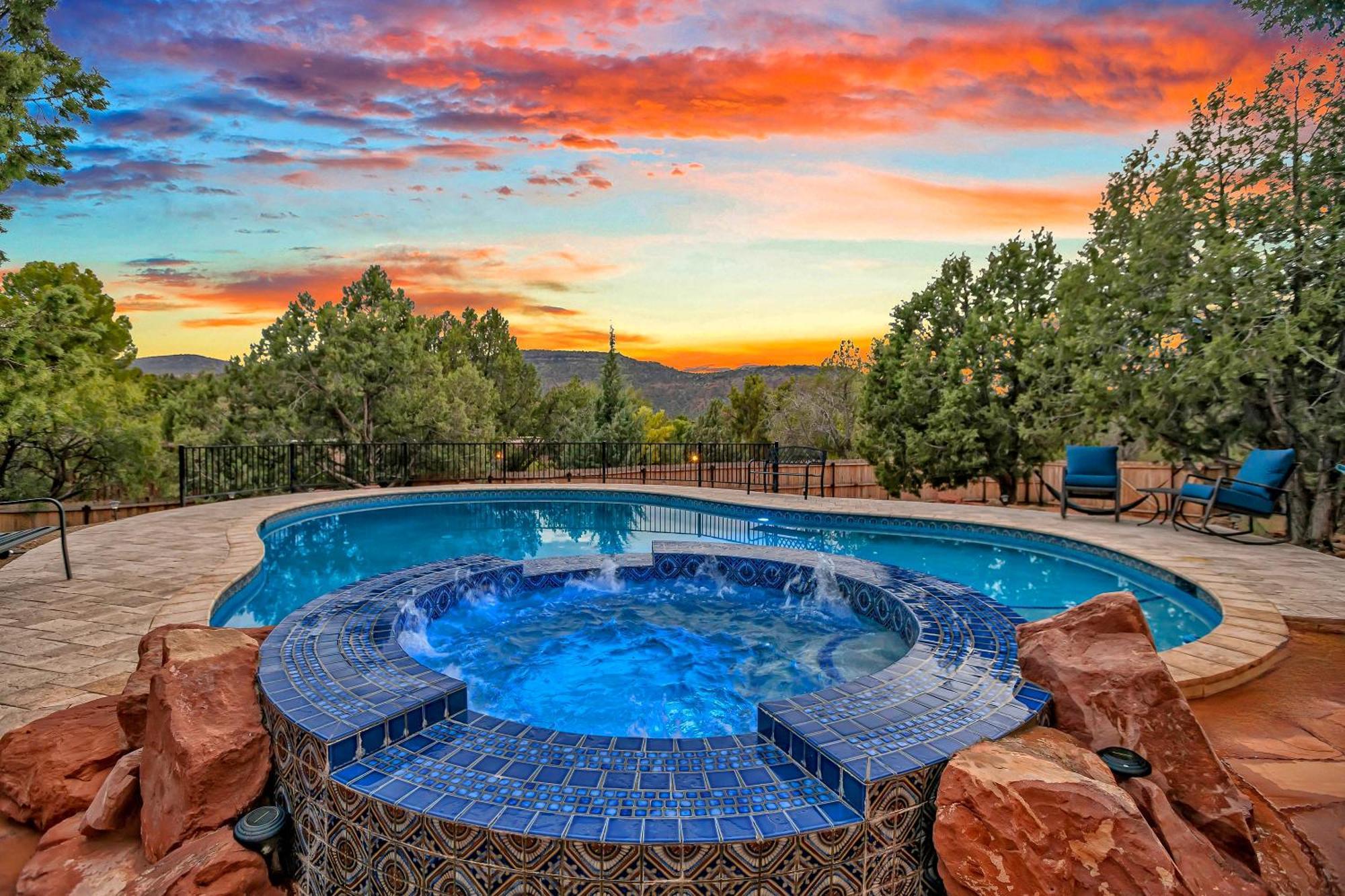 Sedona'S Paradise Found, Saltwater Pool And Hot Tub, Private Oasis! Bagian luar foto